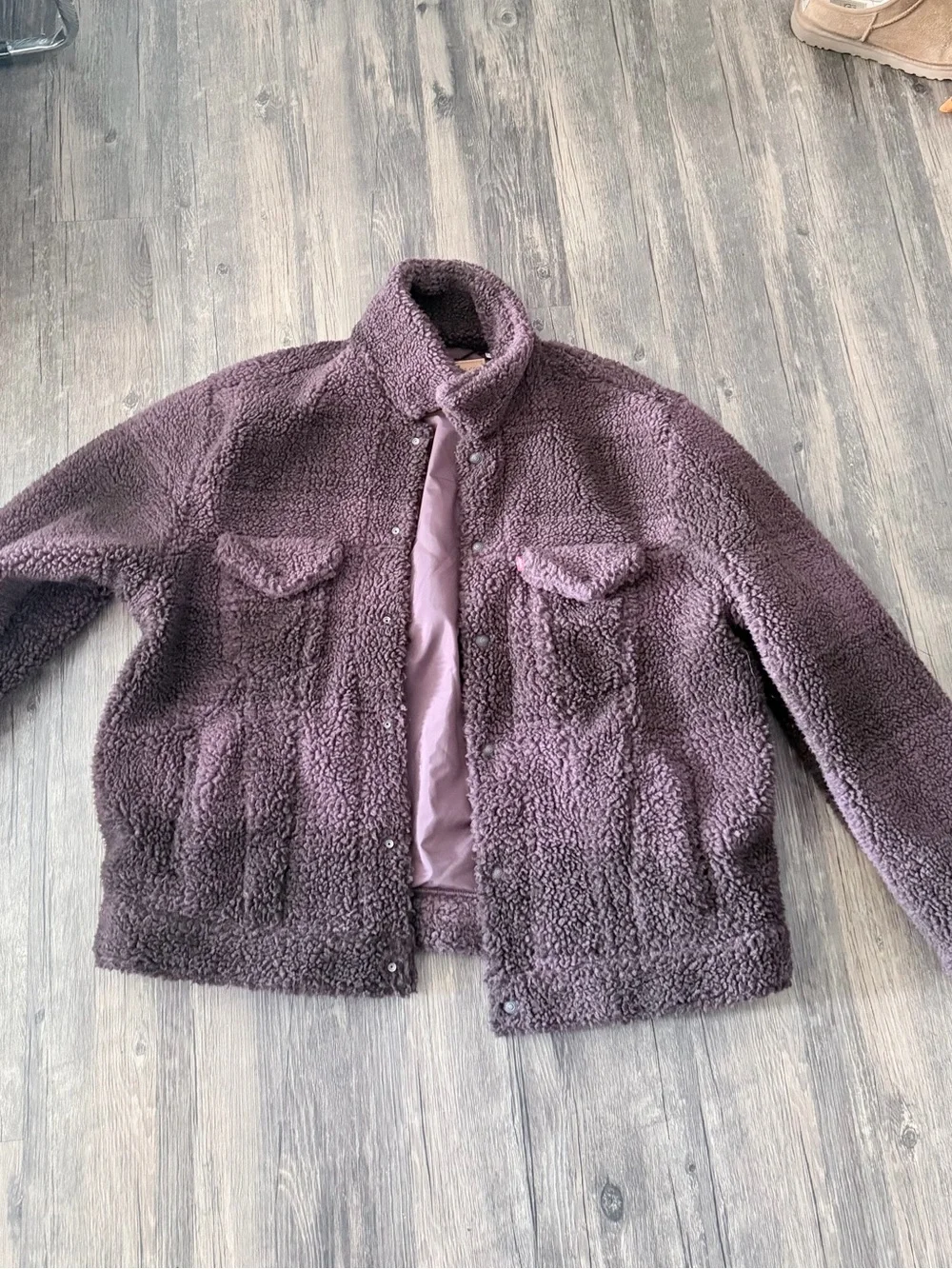 Men's Plush Sherpa Jacket
